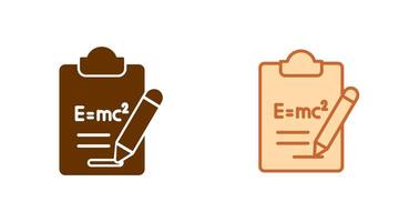 Formula Icon Design vector