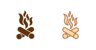 Bonfire Icon Design vector