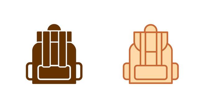 diseño de icono de mochila vector