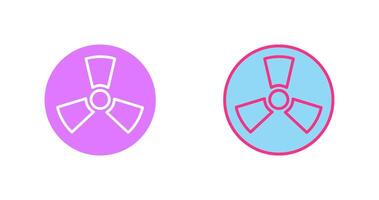 Radiation Icon Design vector