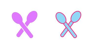 Spoons Icon Design vector