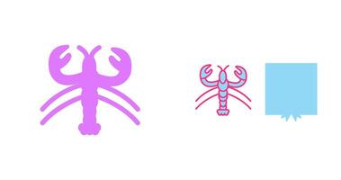 Lobster Icon Design vector