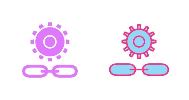 Link Optimization Icon Design vector