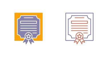 Diploma Icon Design vector