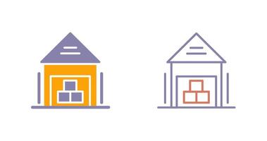 Warehouse Icon Design vector
