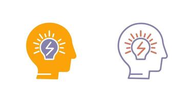 Brainstorming Icon Design vector