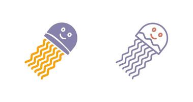 Jellyfish Icon Design vector