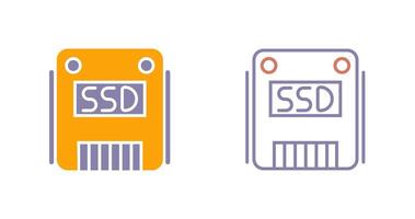 SSD Icon Design vector