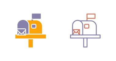 Mailbox Icon Design vector