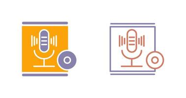 Recording Icon Design vector