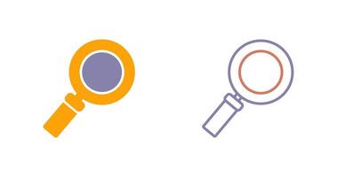 Magnifier Icon Design vector