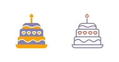 Cake Icon Design vector