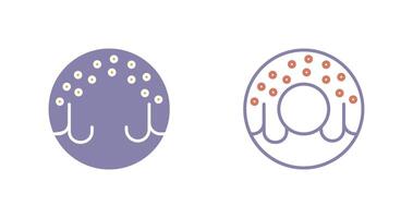 Doughnut Icon Design vector