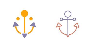 Anchor Icon Design vector