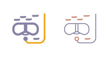 Snorkeling Icon Design vector