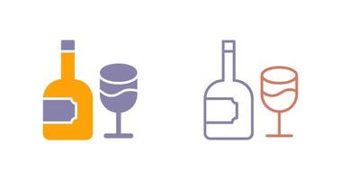 vino icono diseño vector