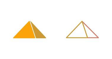Pyramid Icon Design vector