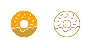diseño de icono de donut vector