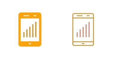 Cell Signal Icon Design vector