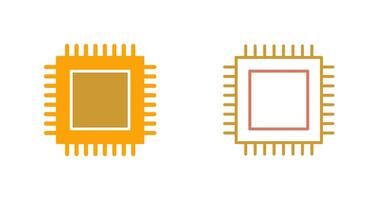 CPU Icon Design vector