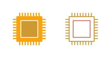 CPU Icon Design vector