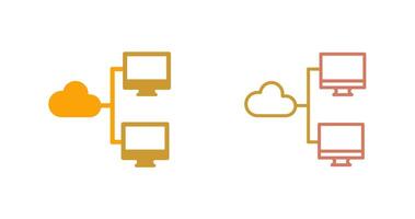 Network Icon Design vector