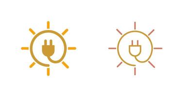 Electricity Icon Design vector