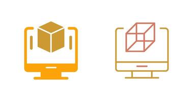 Cube Icon Design vector