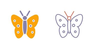 diseño de icono de mariposa vector