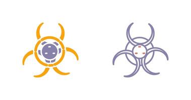 Biohazard Icon Design vector