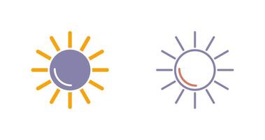 diseño de icono de sol vector