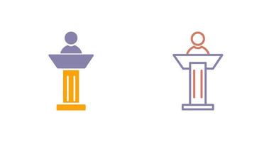 Podium Icon Design vector