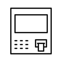 ATM Icon Design vector