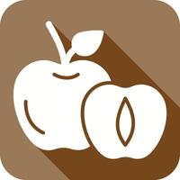 Apricot Icon Design vector