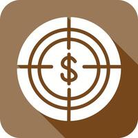 Economic Target Icon Design vector