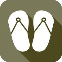 Slippers Icon Design vector