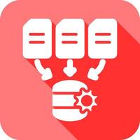 Data Processing Icon Design vector