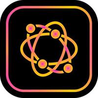 Atomic Structure Icon Design vector