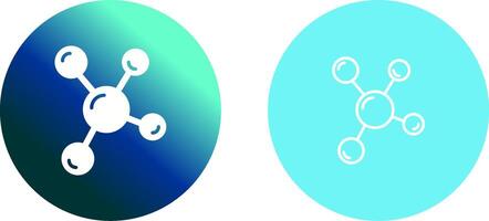 Molecule Icon Design vector