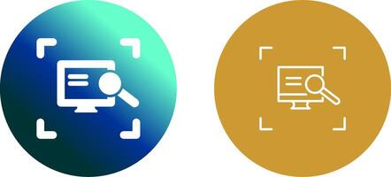 Scan Icon Design vector