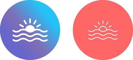 Ocean Icon Design vector