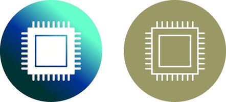 CPU Icon Design vector