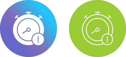 Run Time Icon Design vector