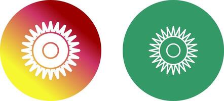 Optical Radiation Icon Design vector