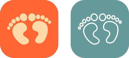 Feet Icon Design vector