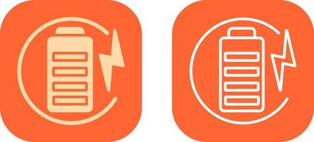 Charge Battery Icon Design vector