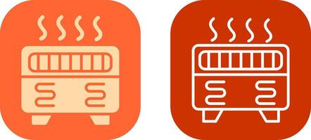 Convection Heater Icon Design vector