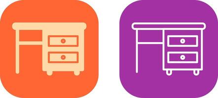 Table with Drawers I Icon Design vector