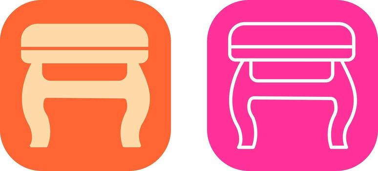 Stool Icon Design vector