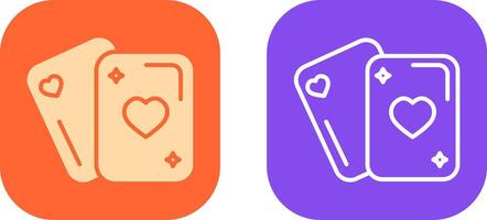 Playing Card Icon Design vector